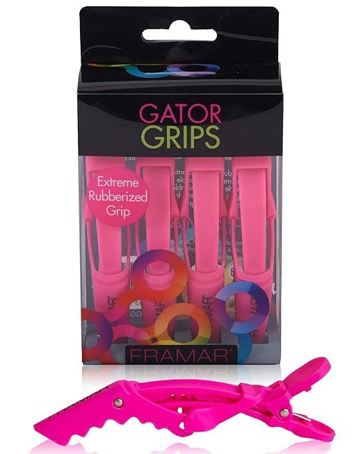 Framar Gator Grips Pink Hair Clips for Styling, Hair Clips For Women – Alligator Clips for Hair... | Amazon (US)