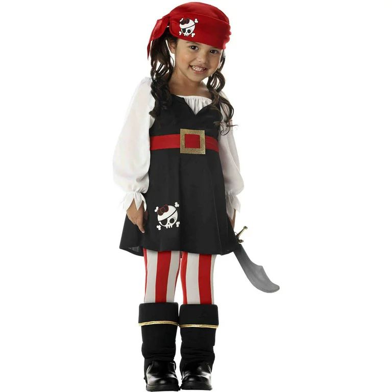 Precious Lil Pirate Toddler Toddler Halloween Costume | Walmart (US)