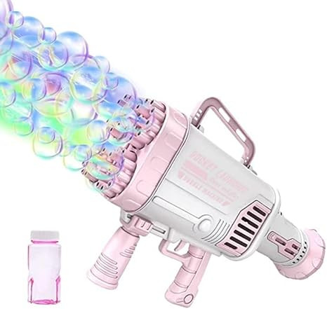 JoyPlanet Giant Bubble Gun Blaster Rocket 52-Hole Bubble Maker for TIK Tok Kids Boys Girls Adults... | Amazon (US)