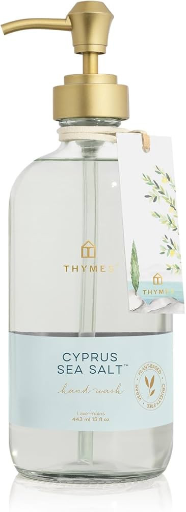 Thymes Cyprus Sea Salt Large Hand Wash (15.0 fl oz) | Amazon (US)