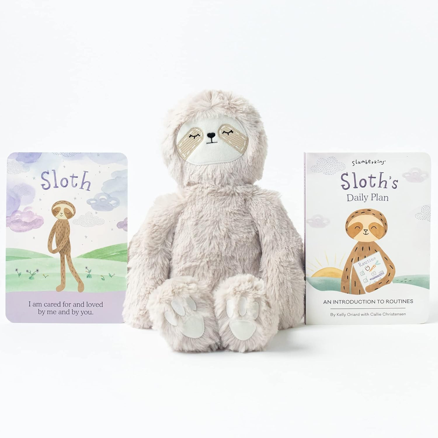 Slumberkins 14" Sloth Kin, Affirmation Card & Storybook Set | Promotes Routines, Relaxation & Cop... | Amazon (US)