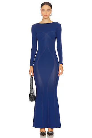 OW Collection Sierra Covered Maxi Dress in Elemental Blue from Revolve.com | Revolve Clothing (Global)
