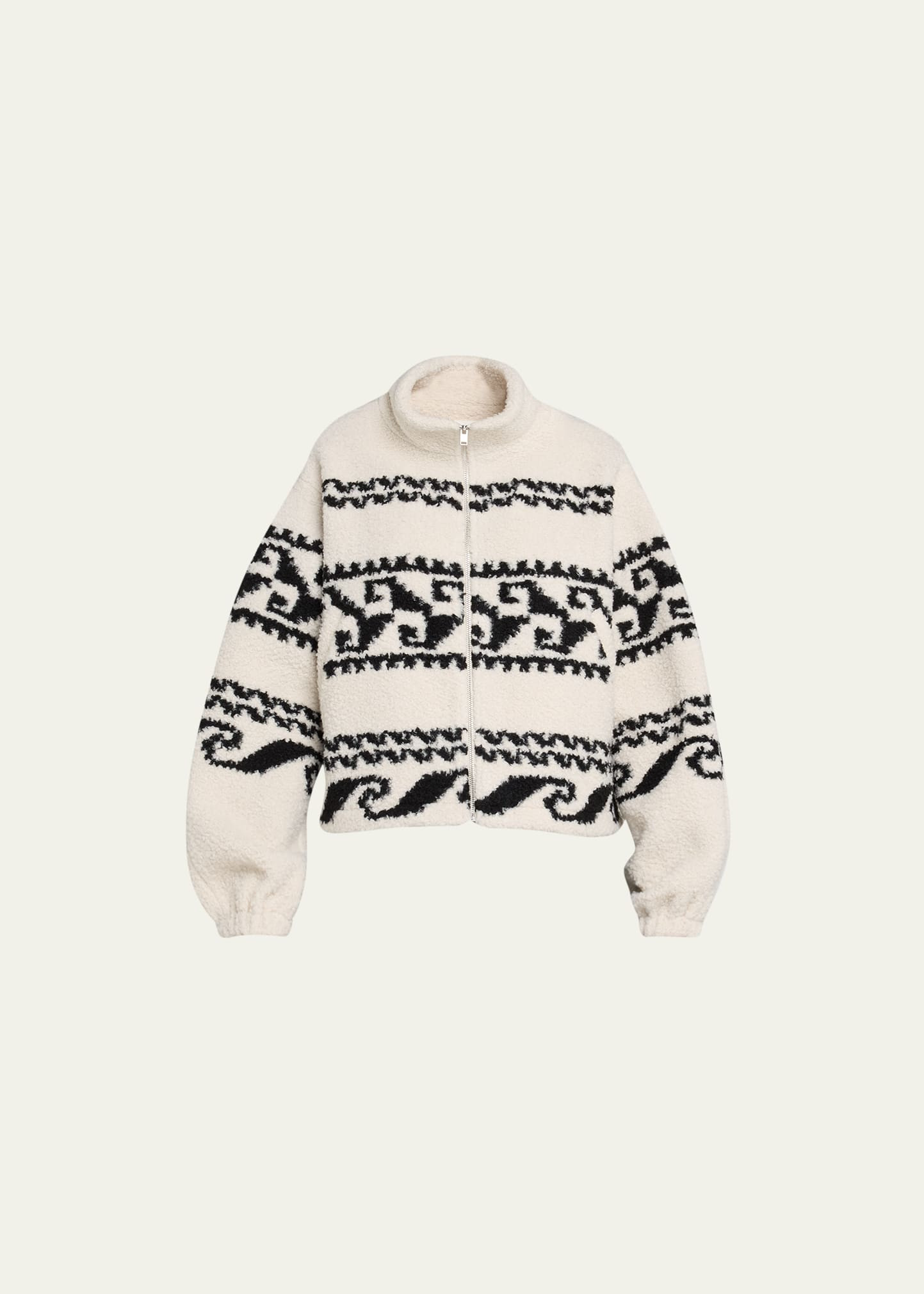 Etoile Isabel Marant Mackensy Wool Zip-Front Jacket | Bergdorf Goodman
