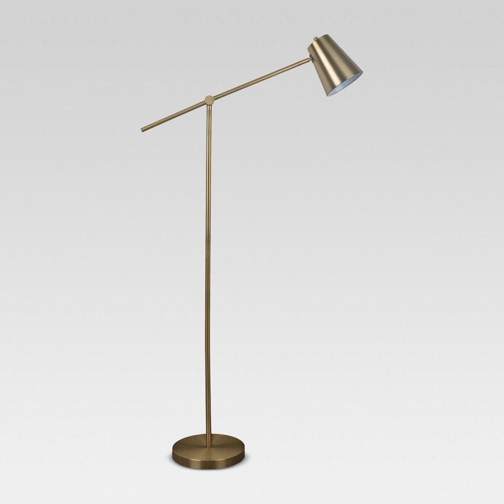 Cantilever Floor Lamp Brass (Includes CFL Light Bulb) - Project 62 | Target