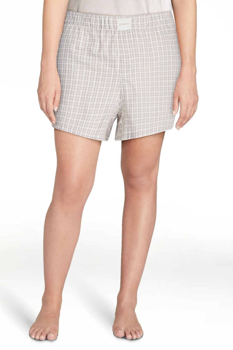 Joyspun Women's Woven Pajama Boxer Shorts, 3'' Inseam, Sizes XS-2X | Walmart (US)