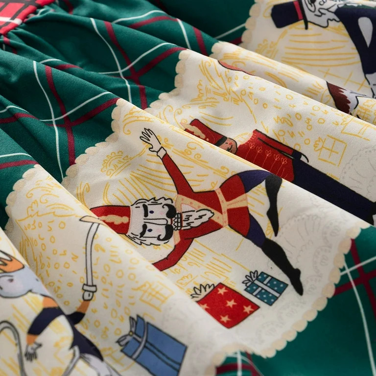 Christmas Plaid Cartoons Baby Girl Dress Ball Gown Sashes Dresses Swing Baby Girl Princess Dress | Walmart (US)