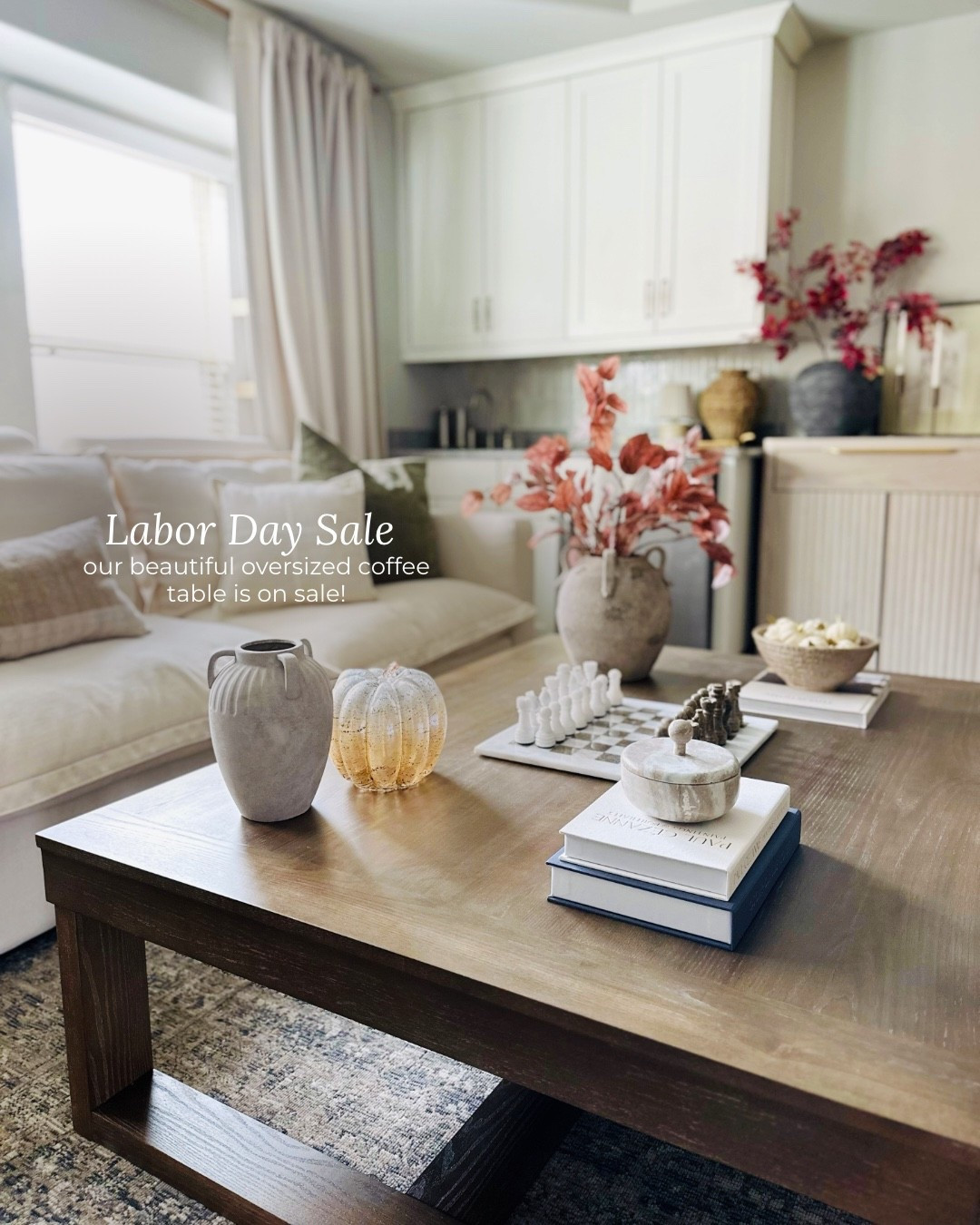 Our oversized coffee table is on sale! It’s a beautiful wood tone, and was easy to put together. One of my favorite pieces of furniture !

#LTKSeasonal #LTKHome