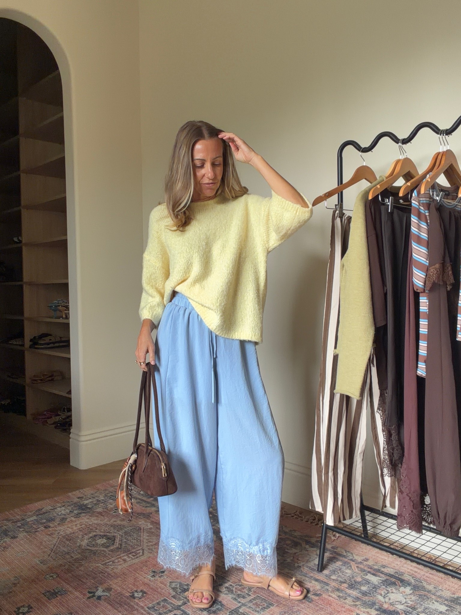 These fun pants also come in blue

#LTKSaleAlert #LTKgrwm #LTKootd