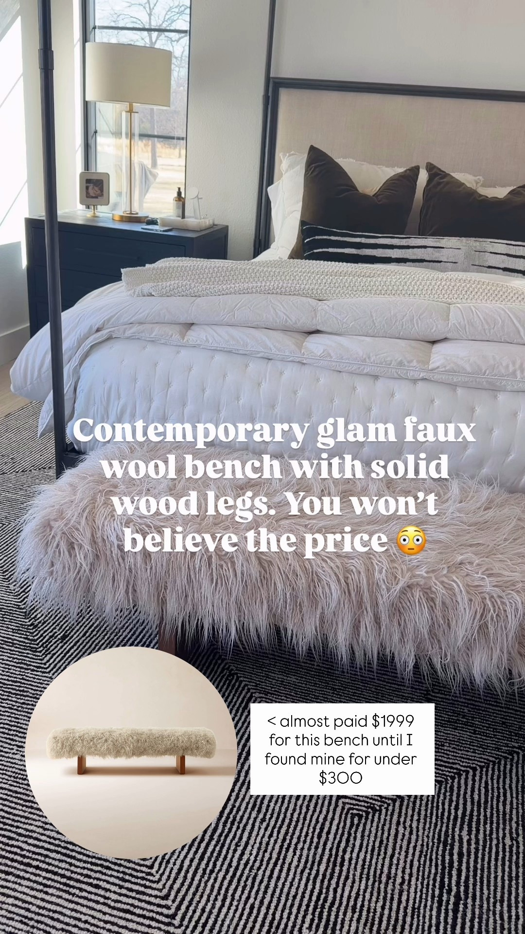 Contemporary modern bench 

#LTKHome