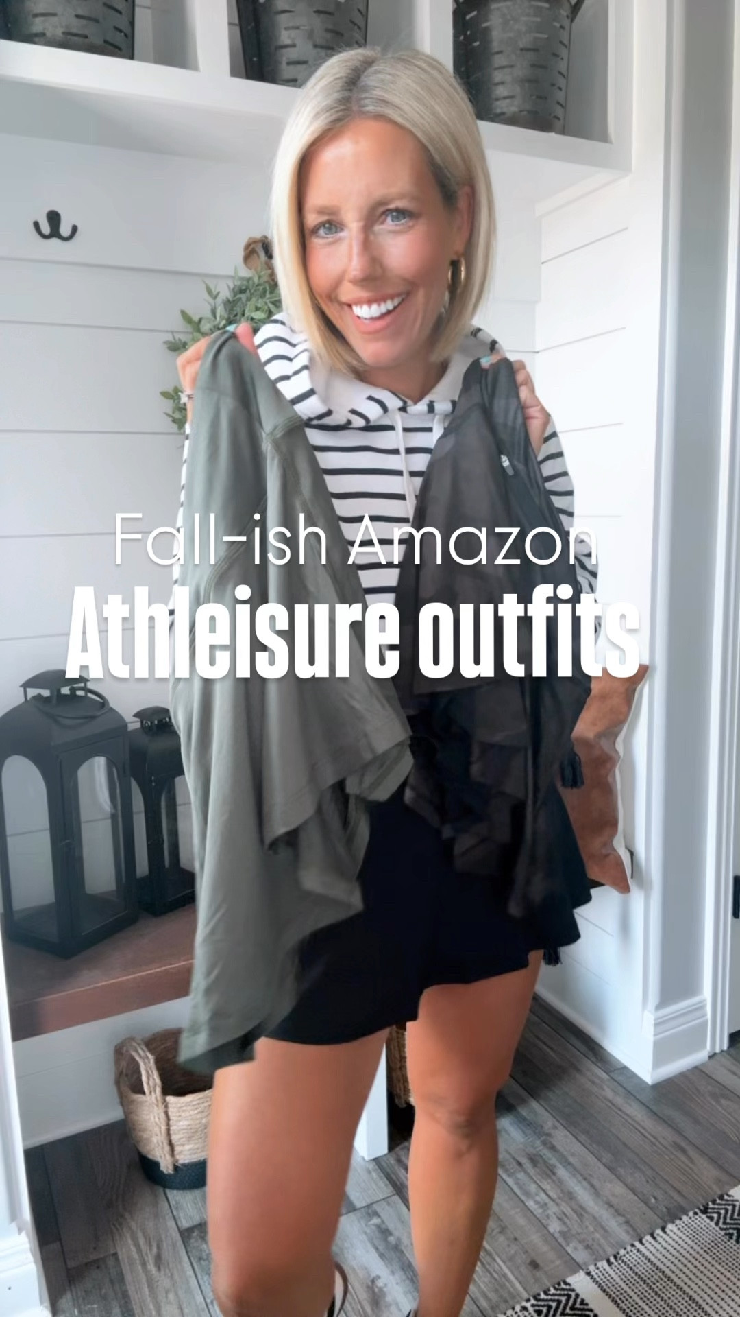 I love those new skorts I grabbed! I was wanting darker colors for end of summer/early fall and I think these are perfect with allllll my comfy pullovers!!!
⬇️⬇️⬇️
Skorts TTS small
Short sleeve hoodie medium (runs small) 
1/4 zip large (sized up for oversized fit)
Striped hoodie large (runs small)

#LTKFindsUnder50 #LTKStyleTip #LTKVideo