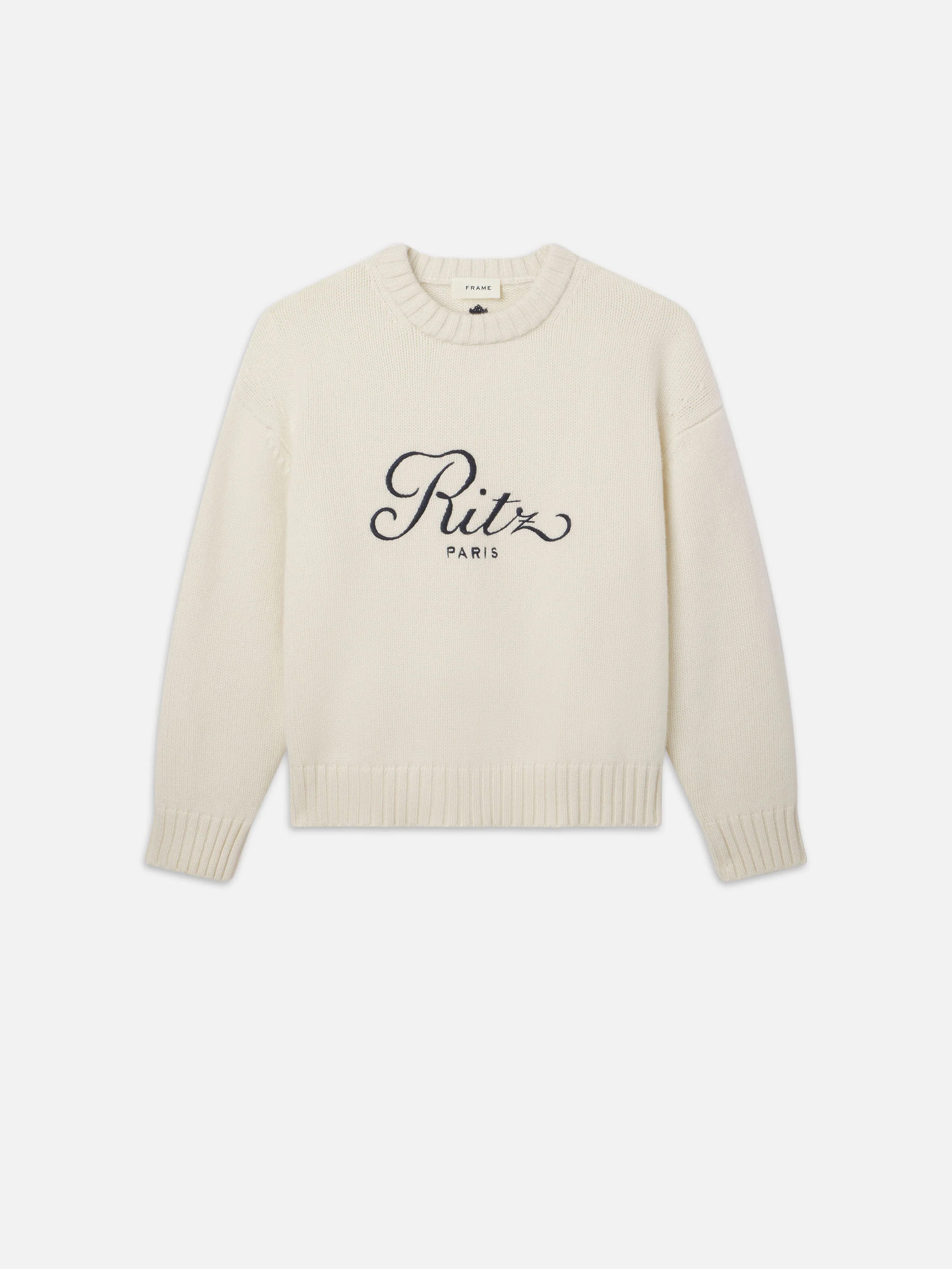 RITZ UNISEX CASHMERE SWEATER CREAM | Frame Denim