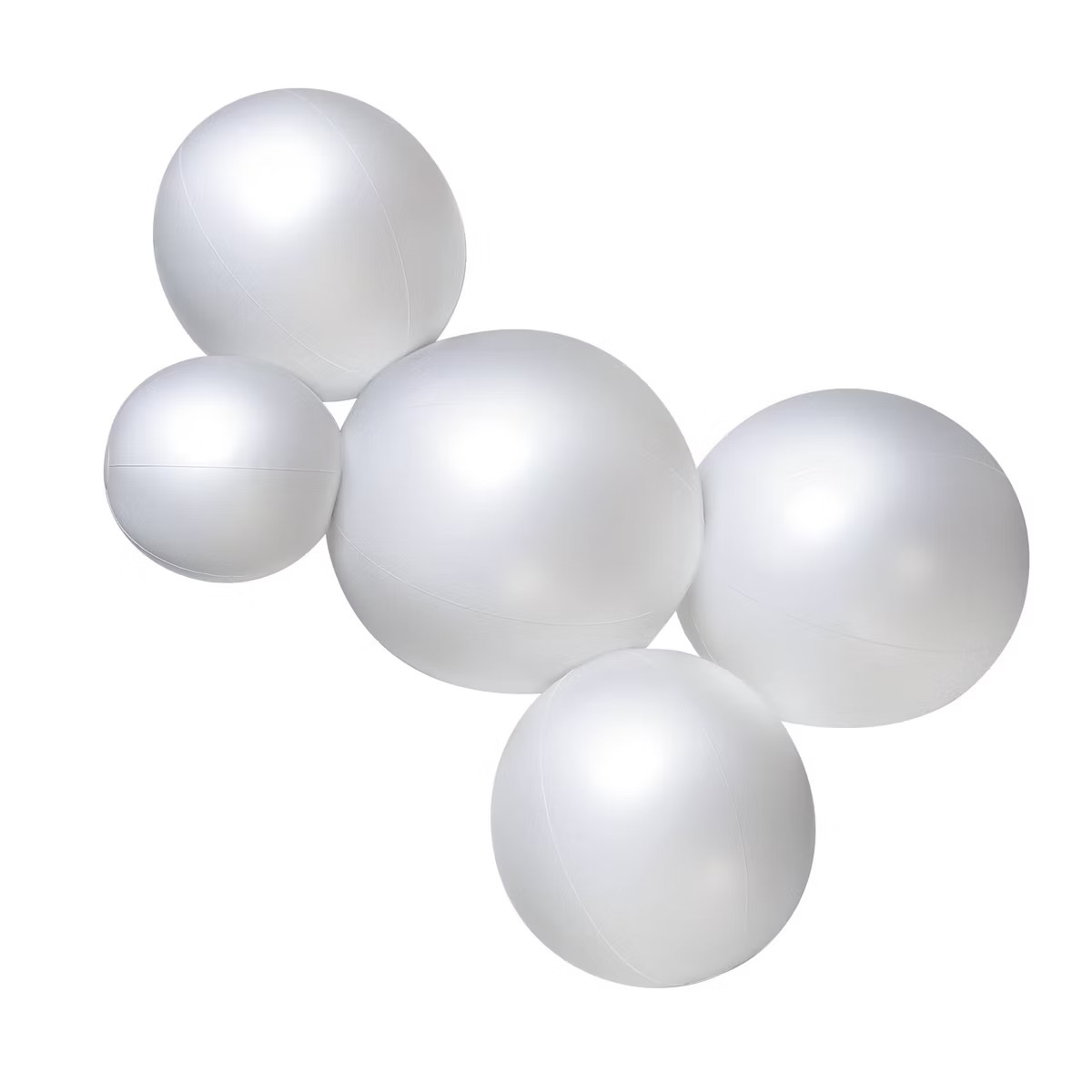 MINNIDIP Balloon Garland 5 Cluster in White Pearl Pearlescent | Target