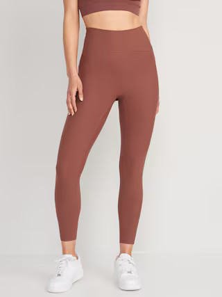 NEW! Extra High-Waisted PowerLite Lycra® ADAPTIV 7/8-Length Leggings for Women | Old Navy (US)
