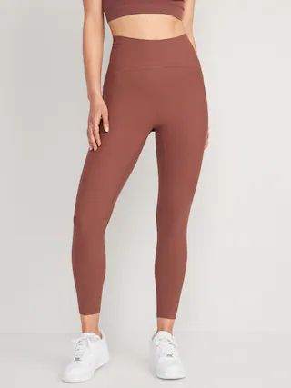 NEW! Extra High-Waisted PowerLite Lycra&#xAE; ADAPTIV 7/8-Length Leggings for Women | Old Navy (US)