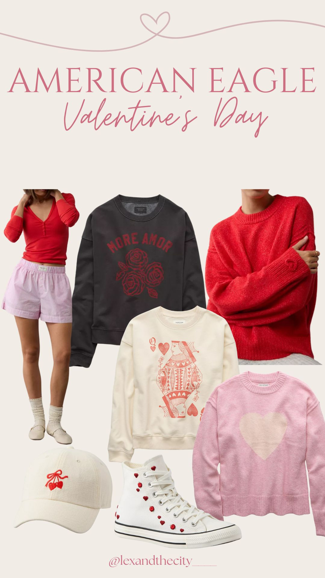 Valentine's Day outfit inspo from American Eagle! 

 #LTKWatchNow #LTKSeasonal #LTKStyleTip