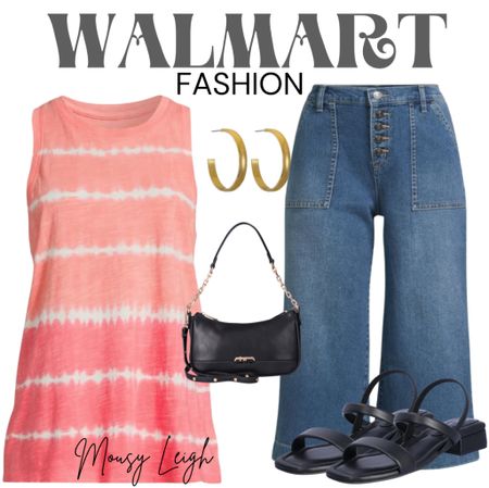 Cropped wide leg jeans, ombré tank! 

walmart, walmart finds, walmart find, walmart spring, found it at walmart, walmart style, walmart fashion, walmart outfit, walmart look, outfit, ootd, inpso, bag, tote, backpack, belt bag, shoulder bag, hand bag, tote bag, oversized bag, mini bag, clutch, blazer, blazer style, blazer fashion, blazer look, blazer outfit, blazer outfit inspo, blazer outfit inspiration, jumpsuit, cardigan, bodysuit, workwear, work, outfit, workwear outfit, workwear style, workwear fashion, workwear inspo, outfit, work style,  spring, spring style, spring outfit, spring outfit idea, spring outfit inspo, spring outfit inspiration, spring look, spring fashion, spring tops, spring shirts, spring shorts, shorts, sandals, spring sandals, summer sandals, spring shoes, summer shoes, flip flops, slides, summer slides, spring slides, slide sandals, summer, summer style, summer outfit, summer outfit idea, summer outfit inspo, summer outfit inspiration, summer look, summer fashion, summer tops, summer shirts, graphic, tee, graphic tee, graphic tee outfit, graphic tee look, graphic tee style, graphic tee fashion, graphic tee outfit inspo, graphic tee outfit inspiration,  looks with jeans, outfit with jeans, jean outfit inspo, pants, outfit with pants, dress pants, leggings, faux leather leggings, tiered dress, flutter sleeve dress, dress, casual dress, fitted dress, styled dress, fall dress, utility dress, slip dress, skirts,  sweater dress, sneakers, fashion sneaker, shoes, tennis shoes, athletic shoes,  dress shoes, heels, high heels, women’s heels, wedges, flats,  jewelry, earrings, necklace, gold, silver, sunglasses, Gift ideas, holiday, gifts, cozy, holiday sale, holiday outfit, holiday dress, gift guide, family photos, holiday party outfit, gifts for her, resort wear, vacation outfit, date night outfit, shopthelook, travel outfit, 

#LTKFindsUnder50 #LTKStyleTip #LTKShoeCrush