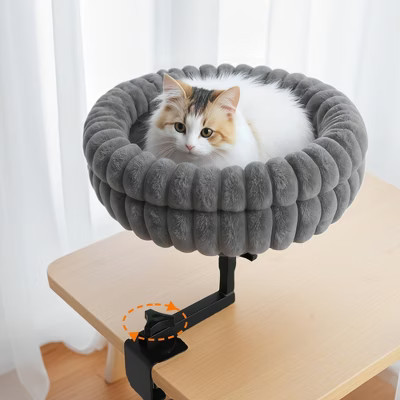 Unique Bargains Cat Desk Bed 1 Pc Grey | Target