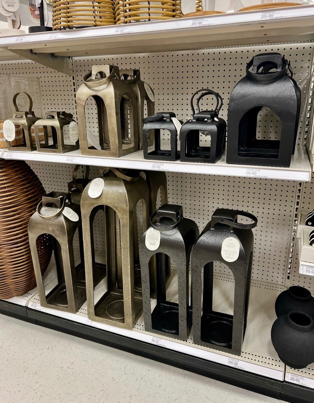 These gorgeous lanterns are back at Target this year!  Perfect for a front porch!  Both the bronze and black come in four sizes! 

#LTKSeasonal #LTKHome