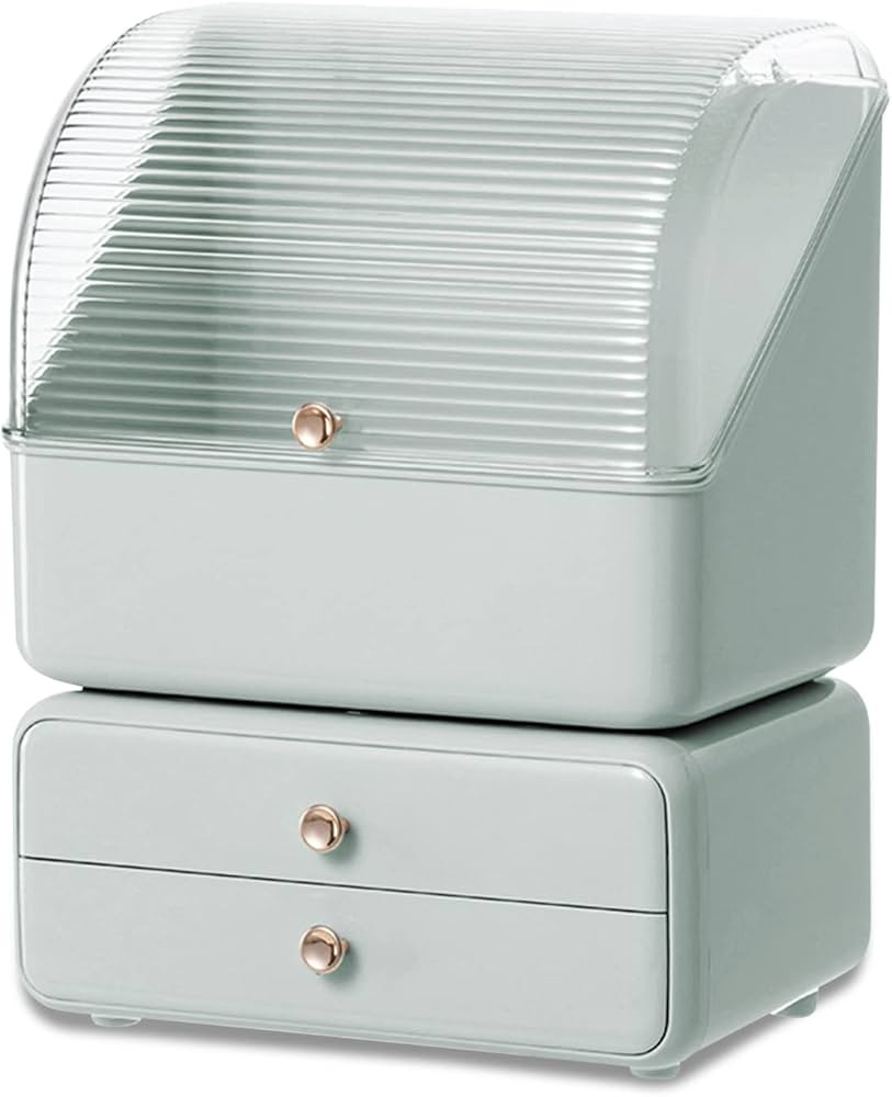 Galatée Portable Skincare Organizers Multi-Function Make Up Case Dustproof Cosmetic Storage Box,... | Amazon (UK)