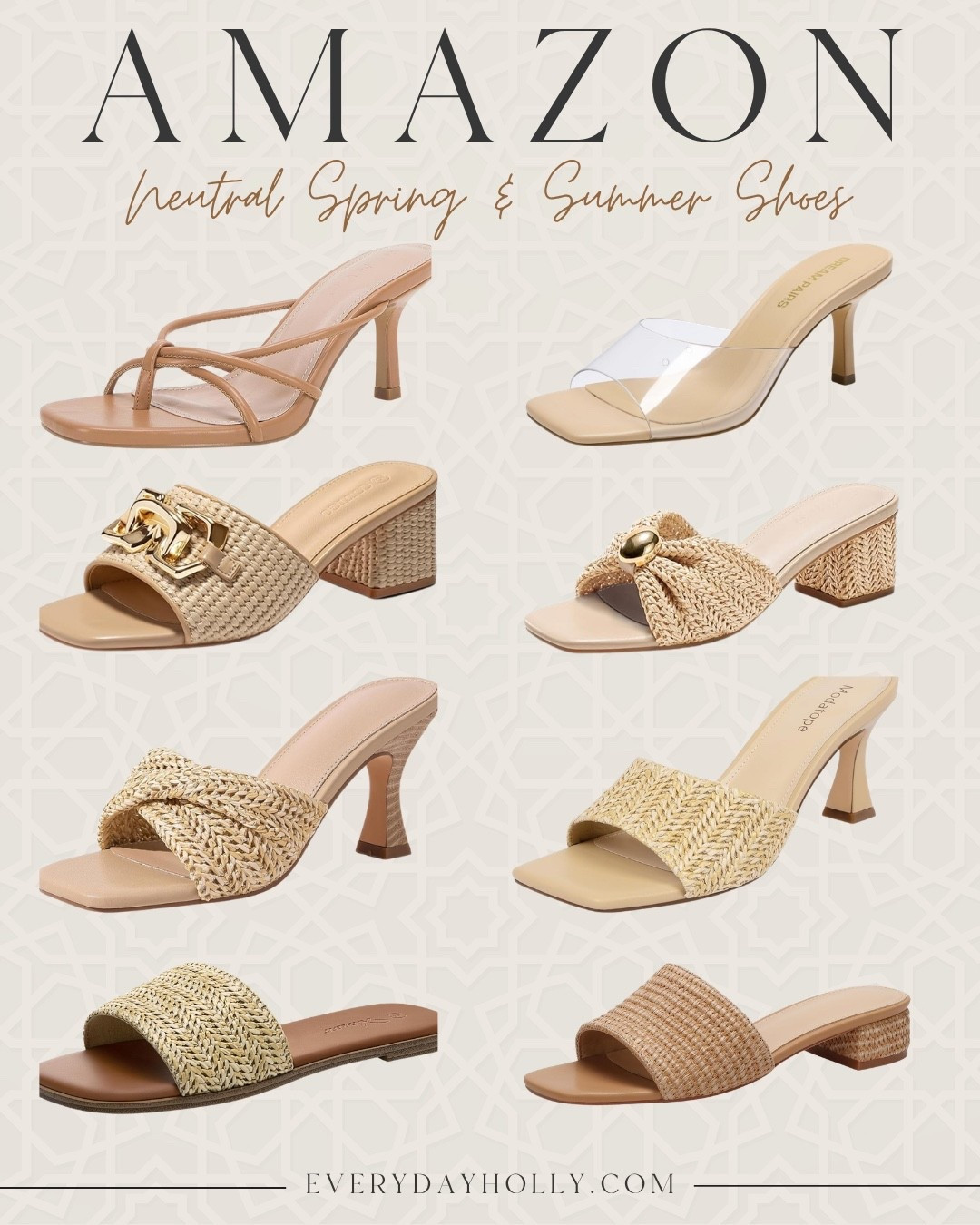 These are perfect for spring and summer! Check out these neutral slip-on sandals perfect for everyday, weddings, baby showers, vacation, date night all affordable & on Amazon

#LTKOver40 #LTKootd #LTKTravel
