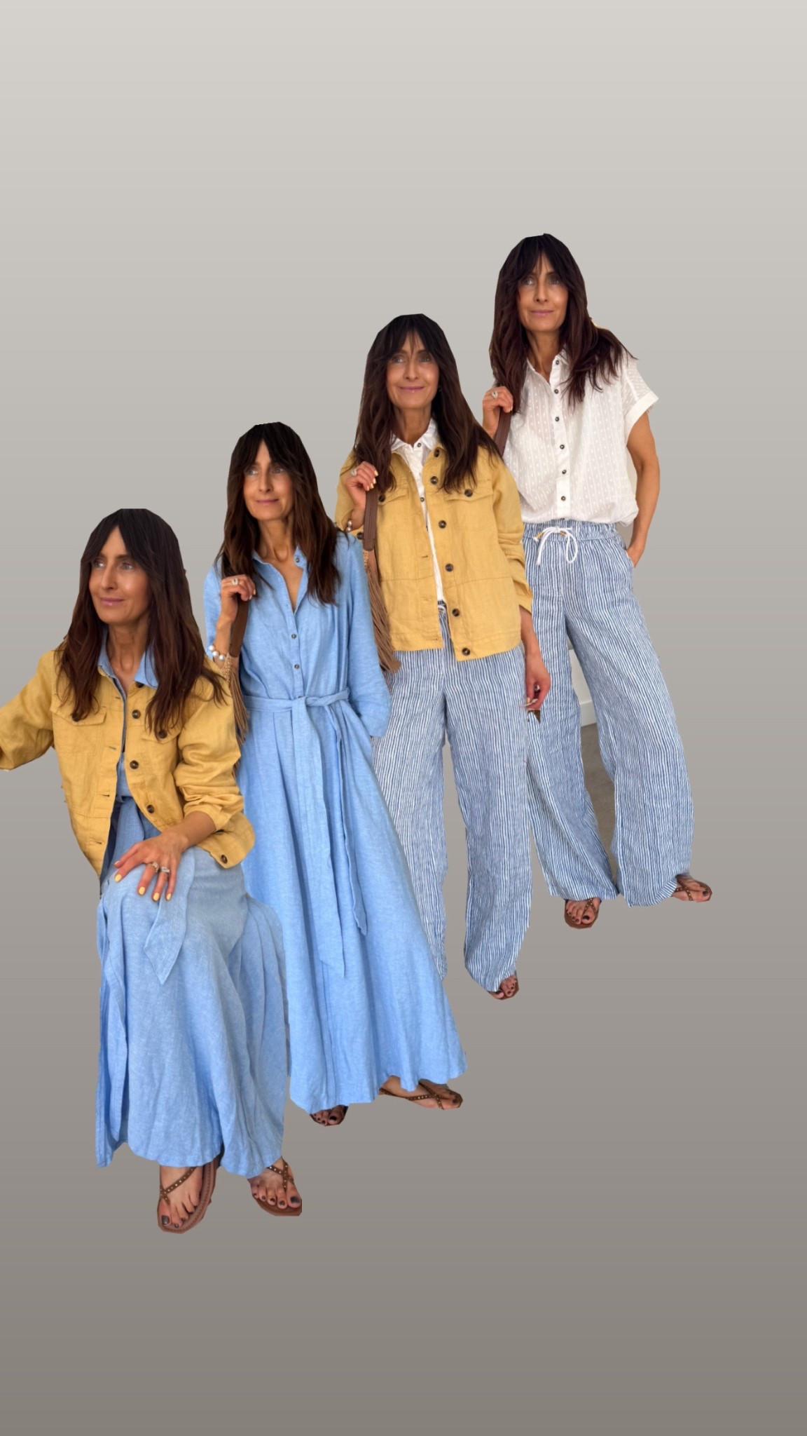Wearing 8 long in trousers 
8 in the dress 
10 in the jacket and shirt 

#LTKspring #LTKsummer #LTKuk