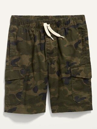 Straight Twill Cargo Jogger Shorts For Boys | Old Navy (US)