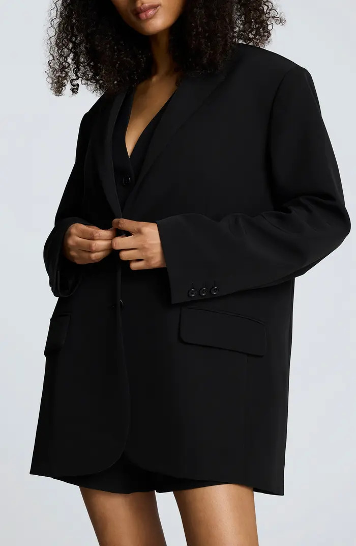 Oversize Luxe Twill Jacket | Nordstrom