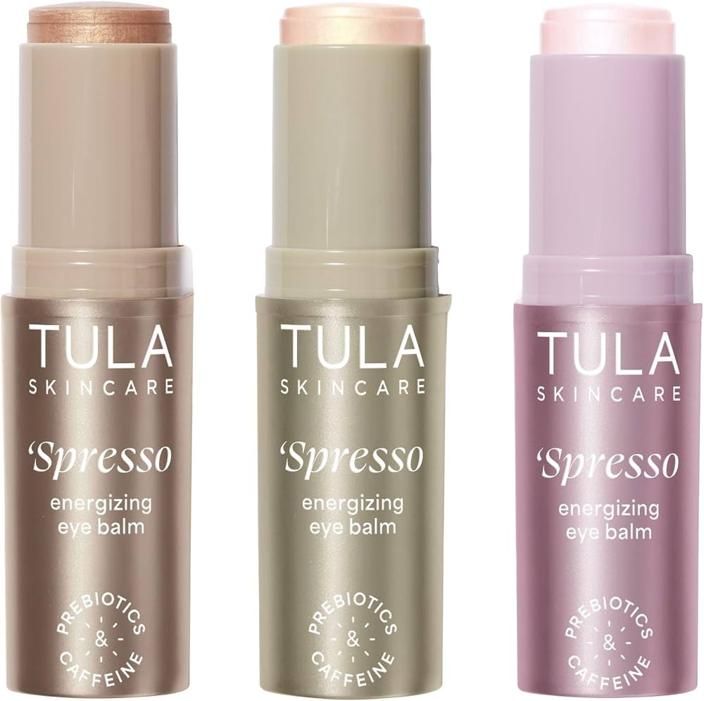 TULA Skin Care 'Spresso Energizing Kit - Pink, Gold, and Americano Energizing & Hydrating Caffein... | Amazon (US)