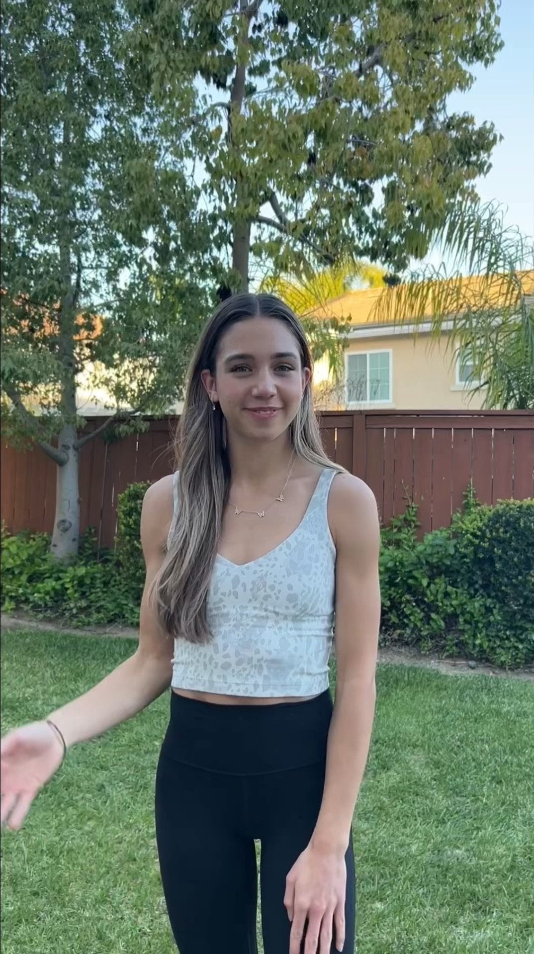 Another one of my favorite tumble outfits! 🤍🖤 

Printed Tank Lop and Flare Leggings 

#LTKFitness #LTKActive #LTKFindsUnder100