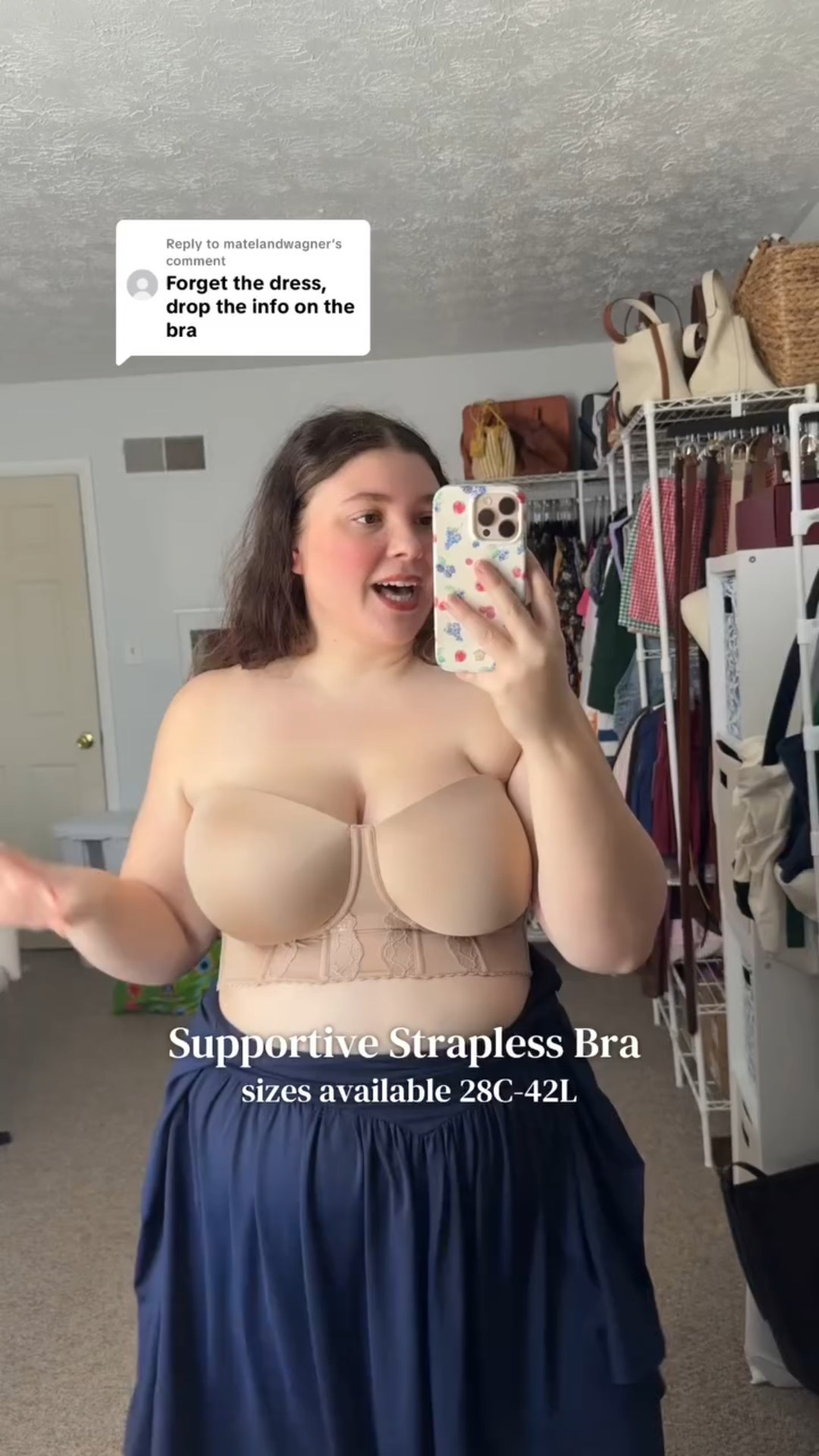 here’s my strapless bra! 🤍 #straplessbra #plussizebra #supportivebra #longlinebra #TikTokShopCreatorPicks