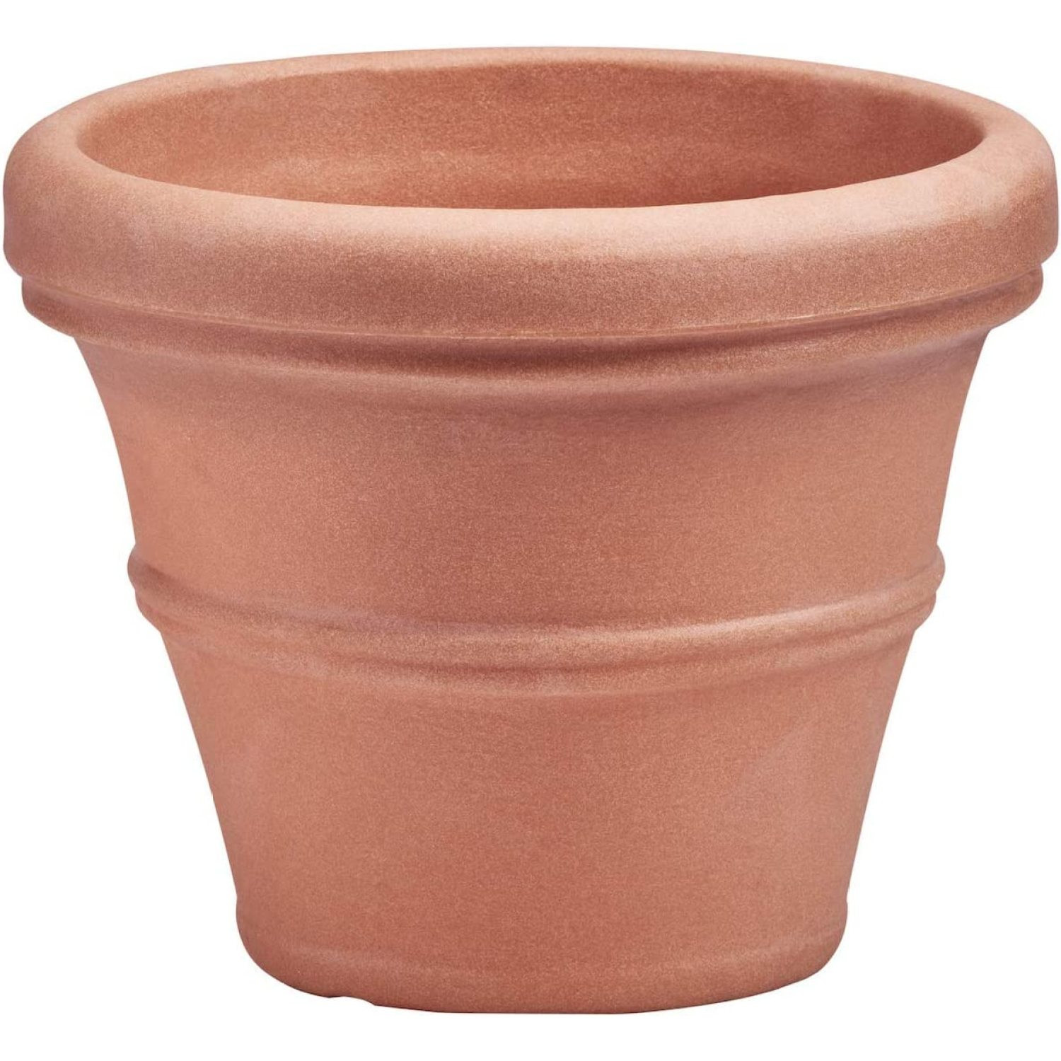 Brunello Planter, Classic Rolled-Rim Plant Pot, 20-Inch (Weathered Terracotta) | Walmart (US)