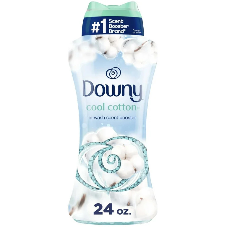 Downy In-Wash Laundry Scent Booster Beads, Cool Cotton Scent, 24 oz | Walmart (US)