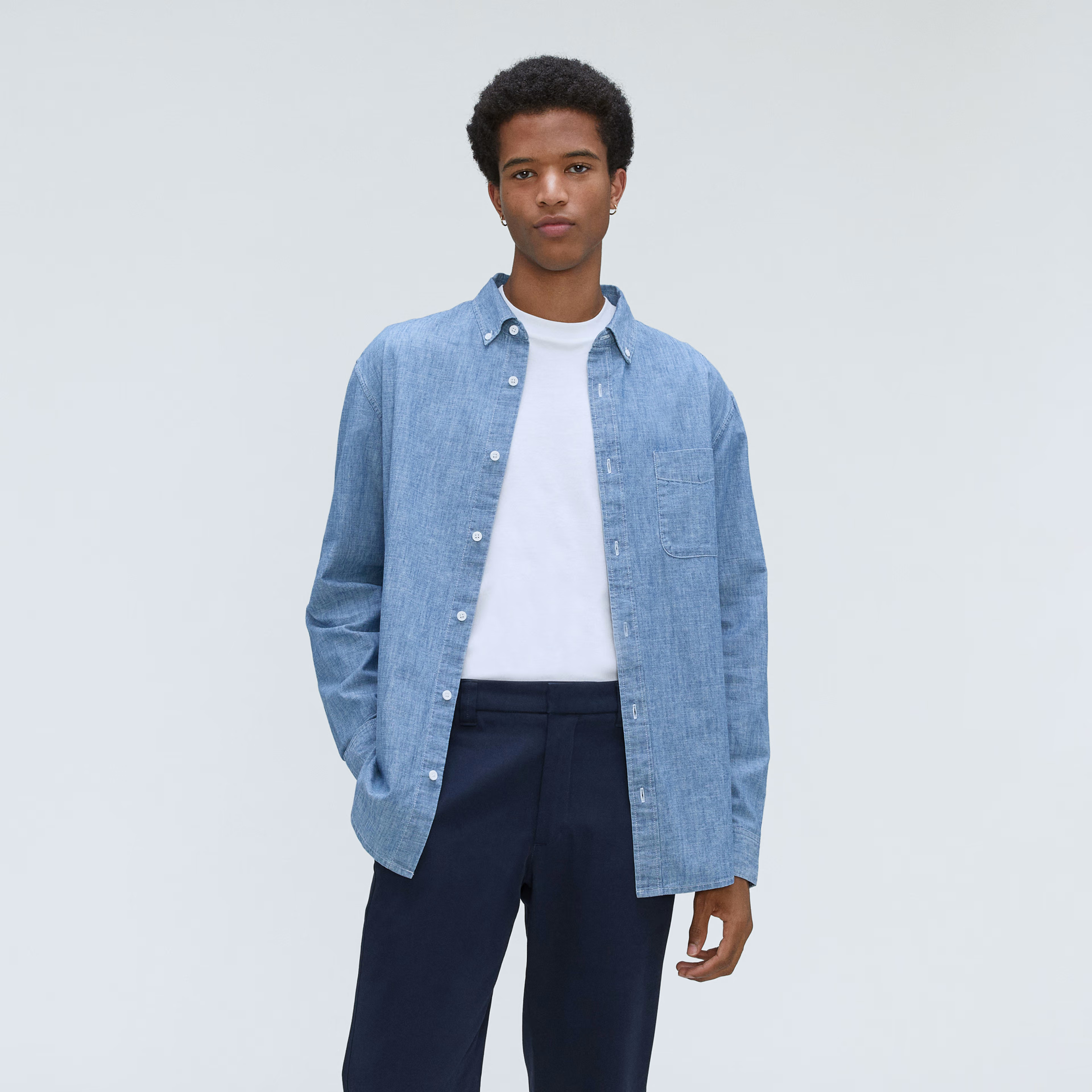 The Relaxed Organic Chambray Shirt | Everlane