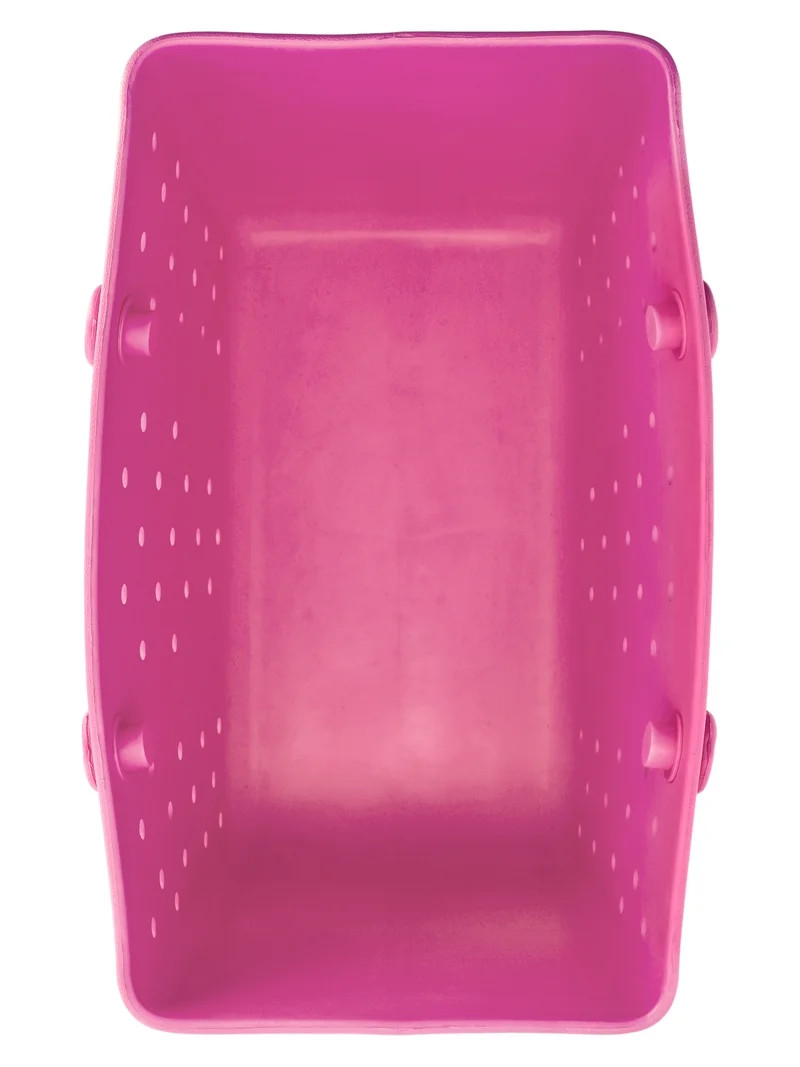 Time and Tru Women's Waterproof EVA Beach Tote Bag, Hot Pink | Walmart (US)