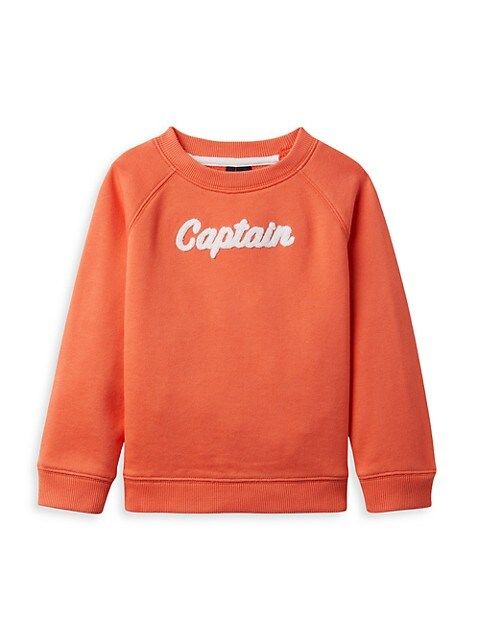 Little Boy's & Boy's 'Captain' Crewneck Sweatshirt | Saks Fifth Avenue