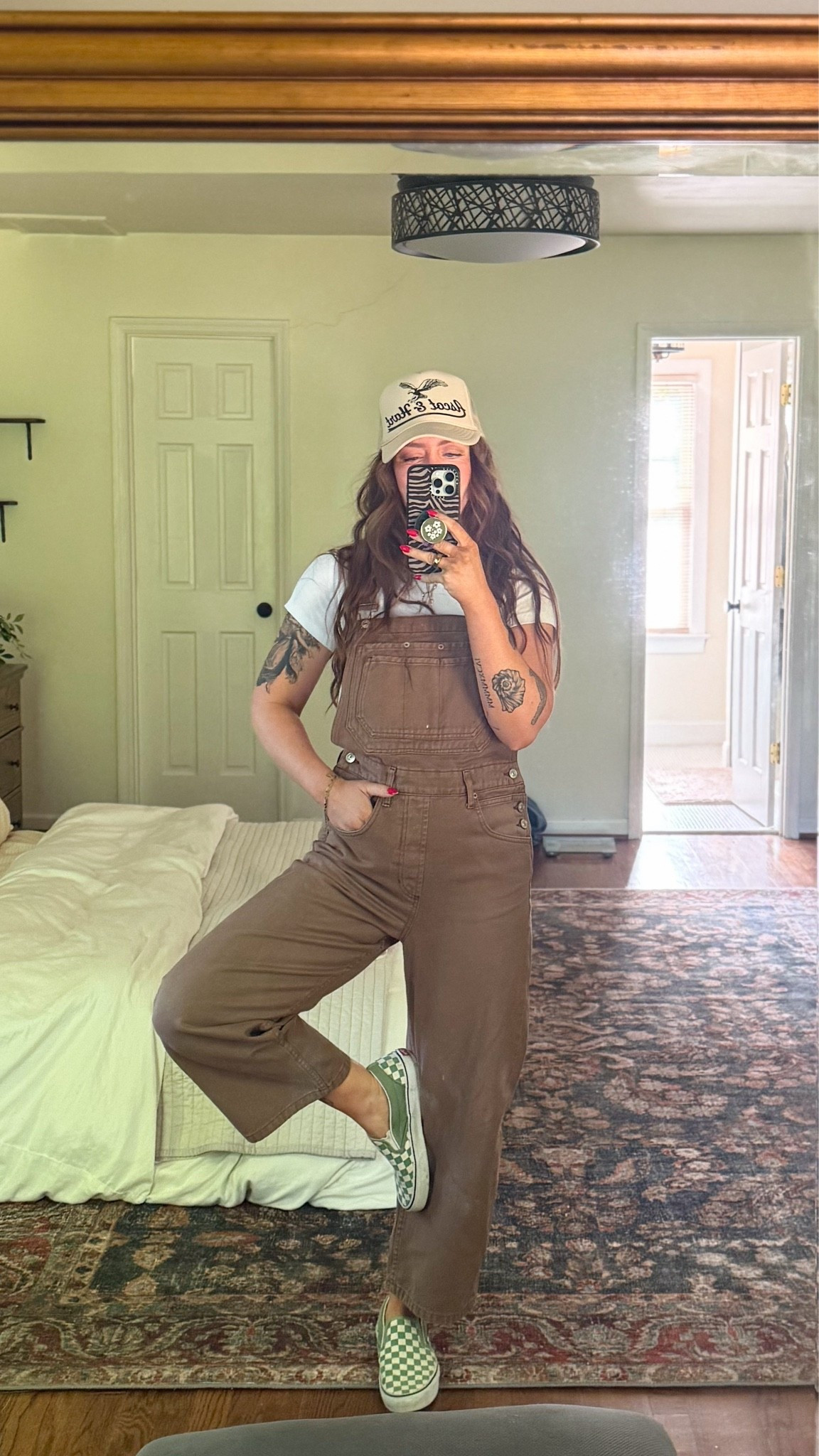 Linked the overalls and some similar options!

#LTKootd #LTKHome