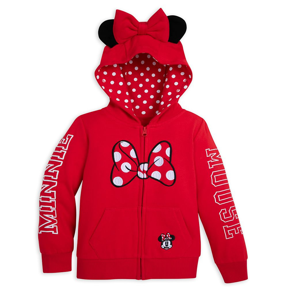 Minnie Mouse Zip Hoodie for Girls | Disney Store