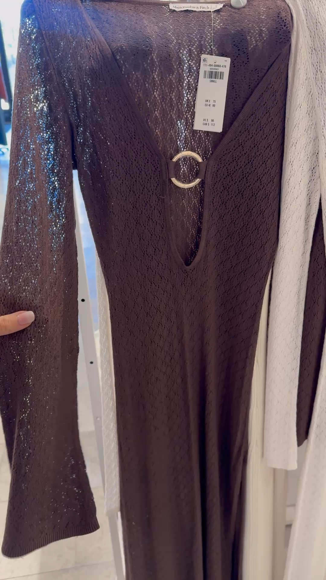 These swim cover-ups are so so pretty 
Plunge neckline 
Beautiful crochet material 
Resort wear 
Abercrombie & Fitch 

#LTKSwim #LTKSeasonal #LTKTravel