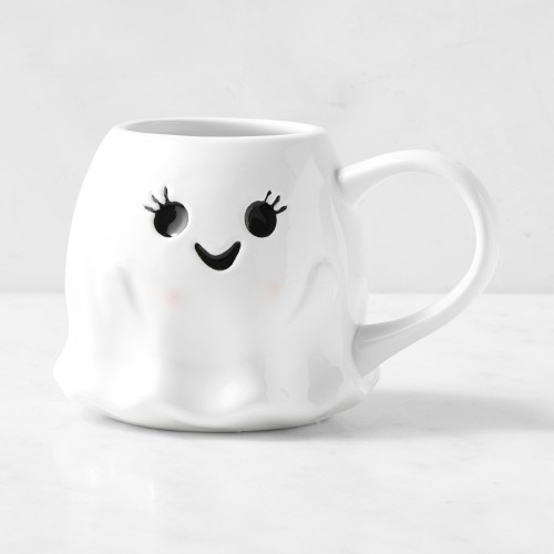 Happy Ghost Figural Mug, Single | Williams-Sonoma