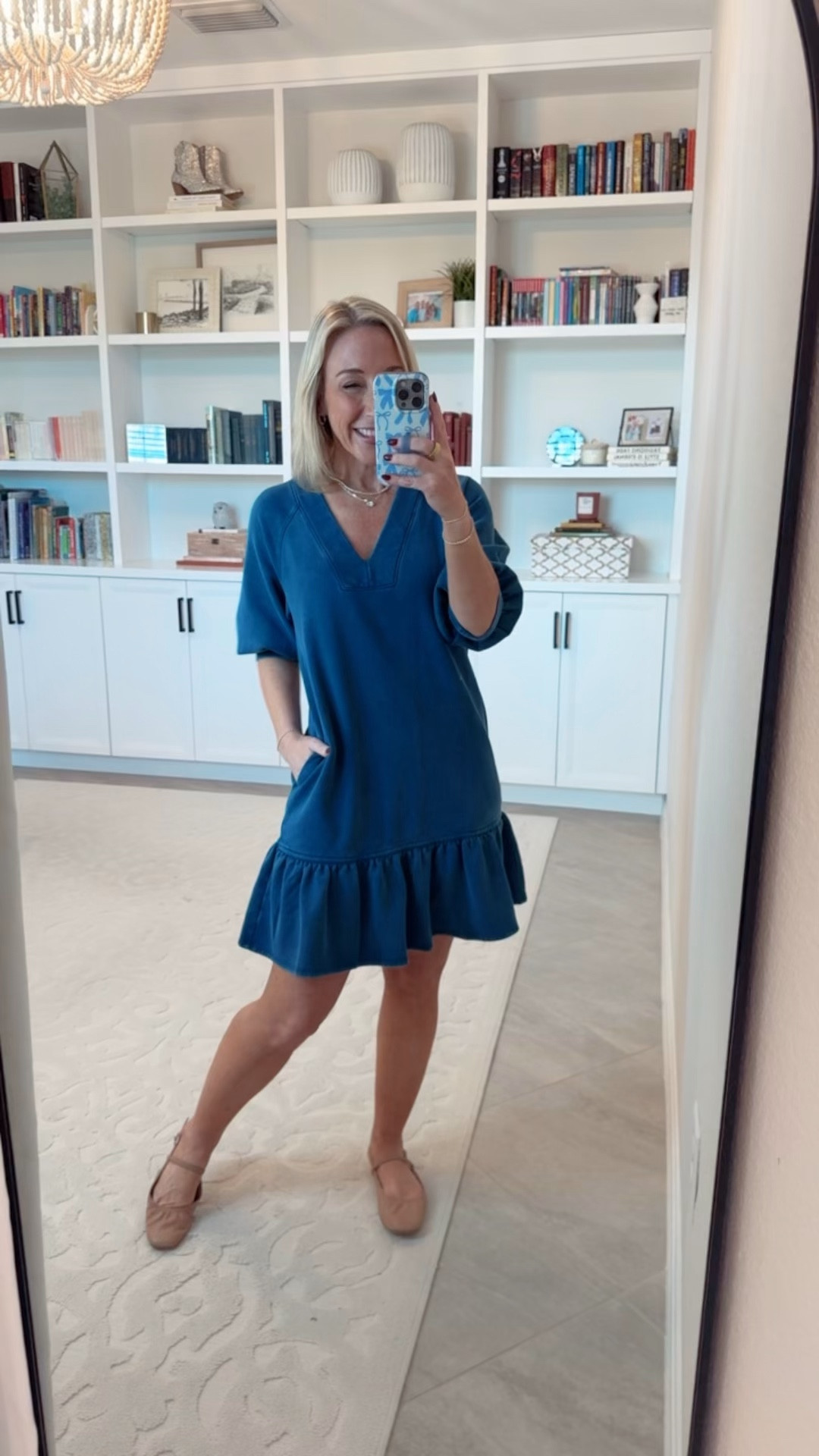 Walmart - more new dresses * Deep V Neck Sweatshirt Mini Dress - size XS. $28. 2 colors. 

 

#LTKOver40 #LTKSeasonal #LTKFindsUnder50