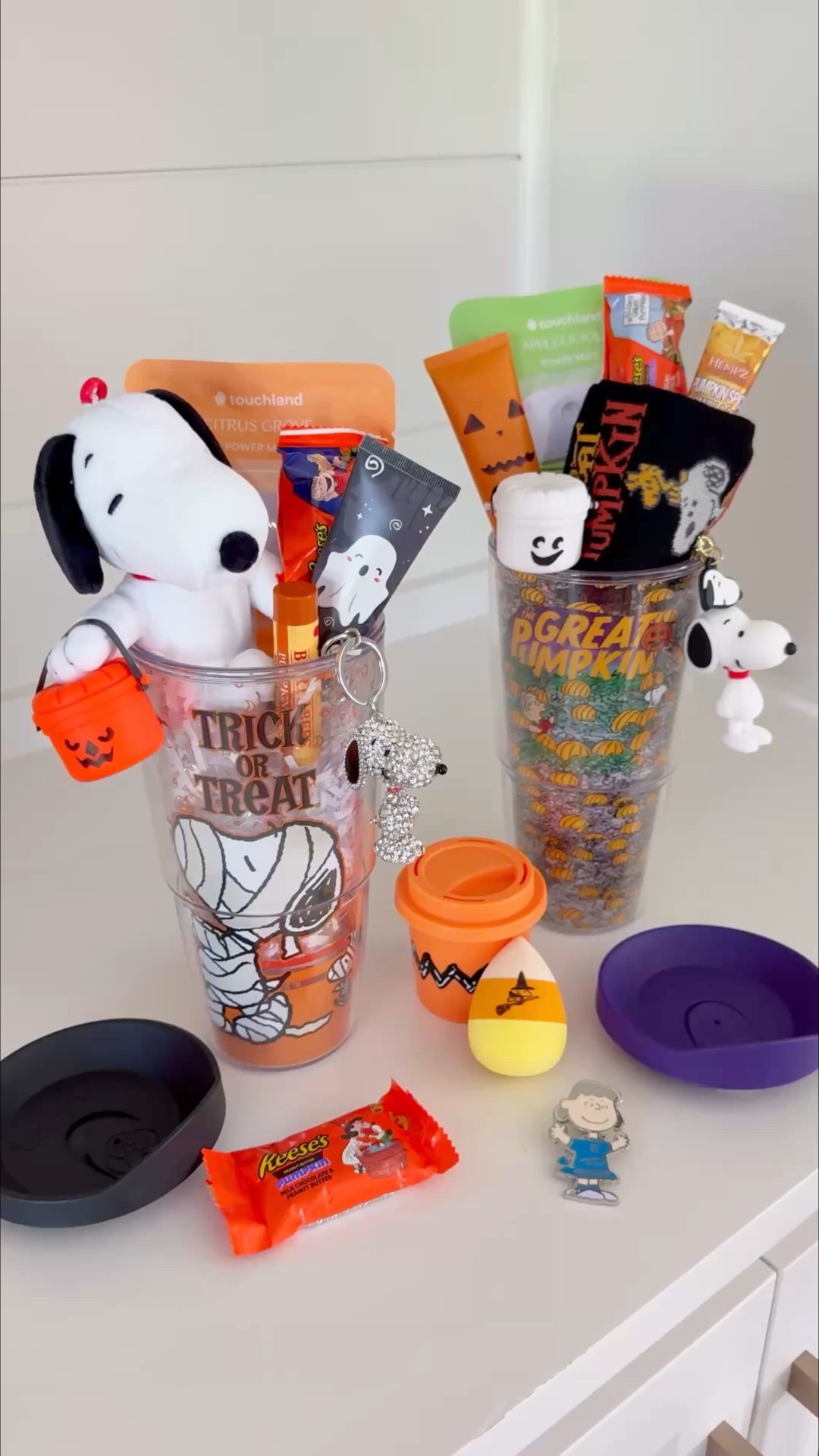 Amazon fall gift basket, amazon halloween, amazon boo basket ideas, amazon boo basket fillers, amazon snoopy, Charlie Brown, the great pumpkin, peanuts, the peanuts, amazon gift ideas for her, amazon gifts for her, amazon finds, amazon favorites, amazon must haves, fall gifts, Tervis tumbler 

Fall gift basket idea!🍂🎃 so fun to take a cute tumbler and make it a gift basket or boo basket!👻 love the Snoopy and The Great Pumpkin themes!🧡 

#LTKFindsUnder50 #LTKFamily #LTKHome