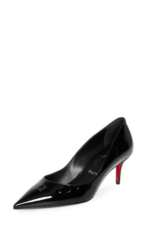 Christian Louboutin Miss Z Pointed Toe Pump in Black at Nordstrom, Size 10Us | Nordstrom