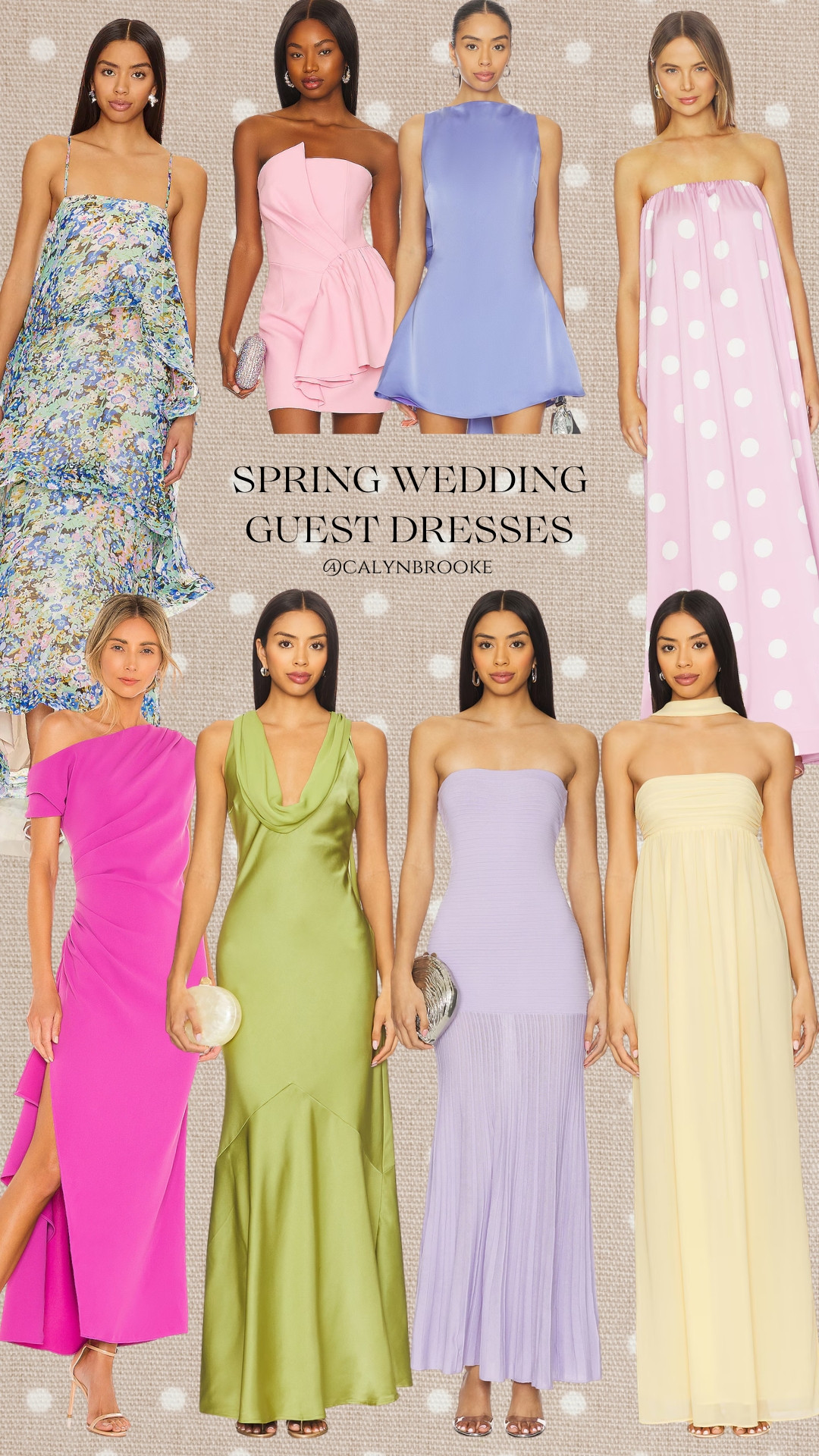 Spring wedding guest dresses!  

 #LTKgrwm #LTKSeasonal #LTKWedding