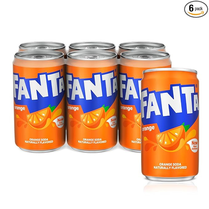 Fanta, 6 pack, 7.5 oz. mini cans | Amazon (US)