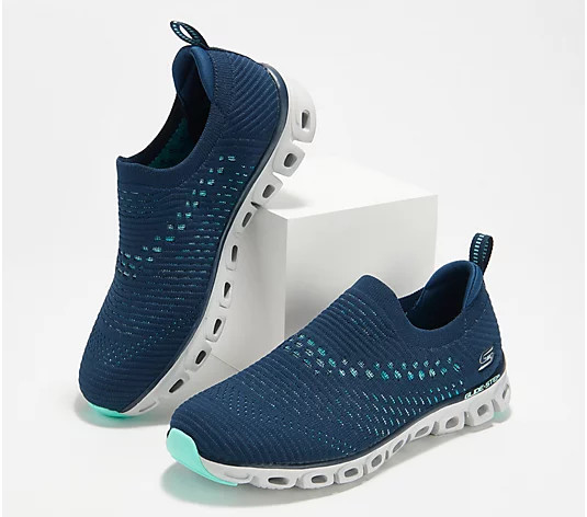 Skechers Washable Glide Step Slip-On Shoes - Oh So Soft | QVC