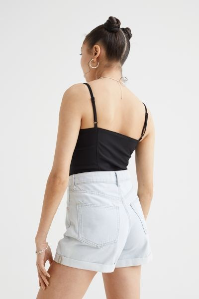 Mom Fit Denim Shorts | H&M (US + CA)