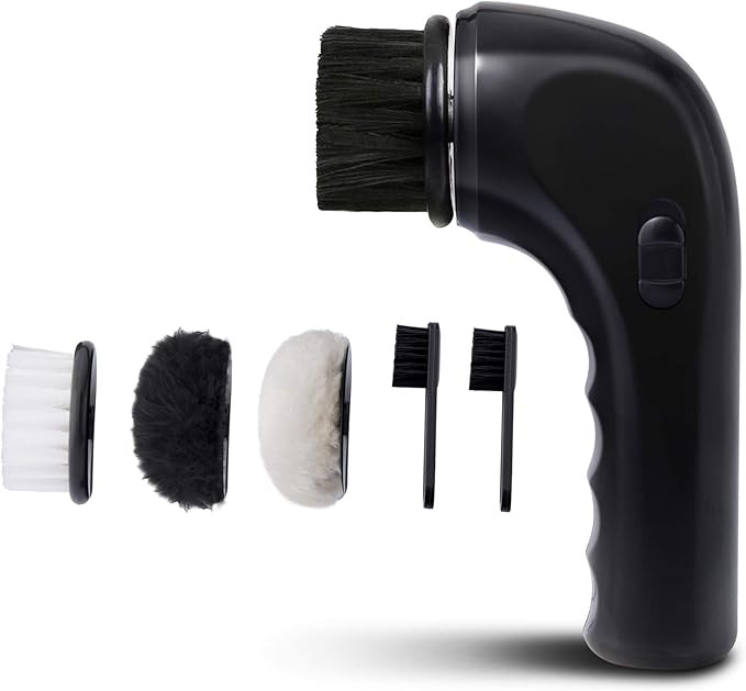 Electric Shoe Cleaner Brush, Electric Shoe Polisher Brush Shoe Shiner Dust Cleaner Portable USB S... | Amazon (US)