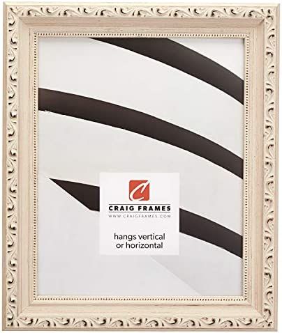 Craig Frames Ancien Ornate Picture Frame, 24 x 36 Inch, Off-White | Amazon (US)