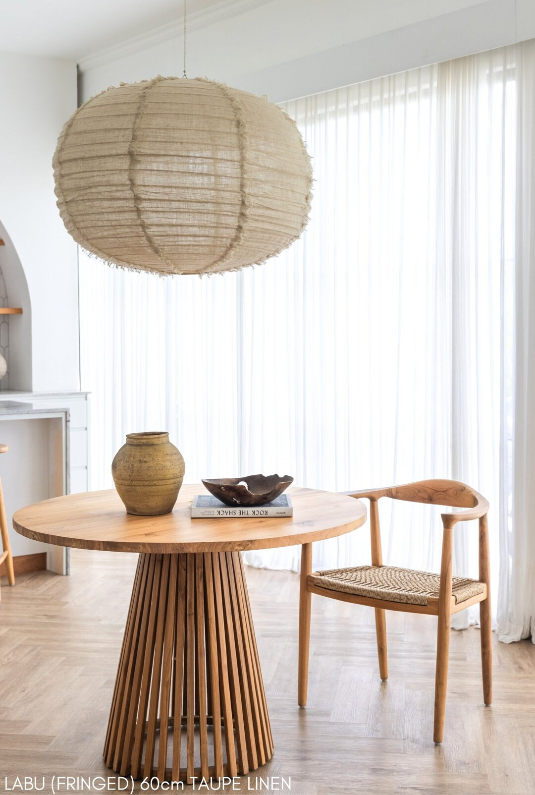 Linen Taupe Labu Light Shade Linen Pendant Light Handmade - Etsy | Etsy (US)