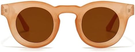 willochra Round Sunglasses Women Popular Fashion Gradient Trending Sun Glasses Female Retro Leopa... | Amazon (US)